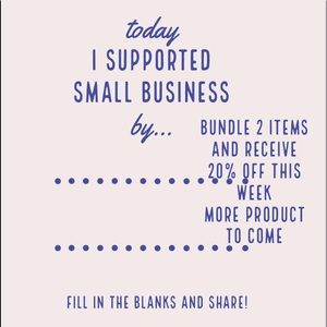 Bundles @ 20% off this week (2-20% off)